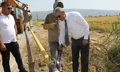 Başkan Kaplan, 'Koçarlı Ekim ayında doğalgaz kullanımına başlayacak'