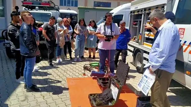 Şaphane MYO öğrencilerine afet eğitimi